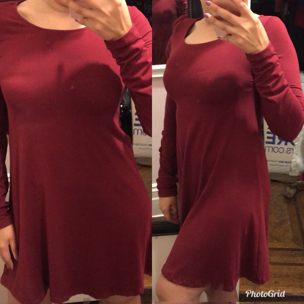Burgundy Dress